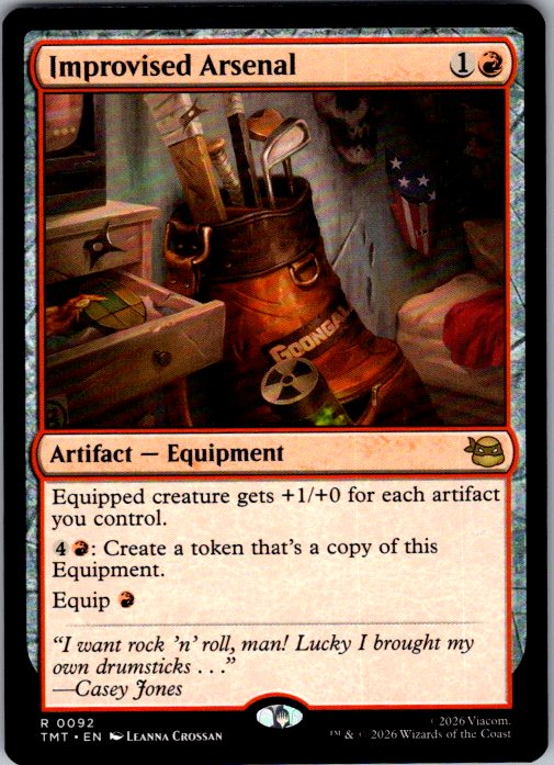 Improvised Arsenal - Teenage Mutant Ninja Turtles (TMT) #92