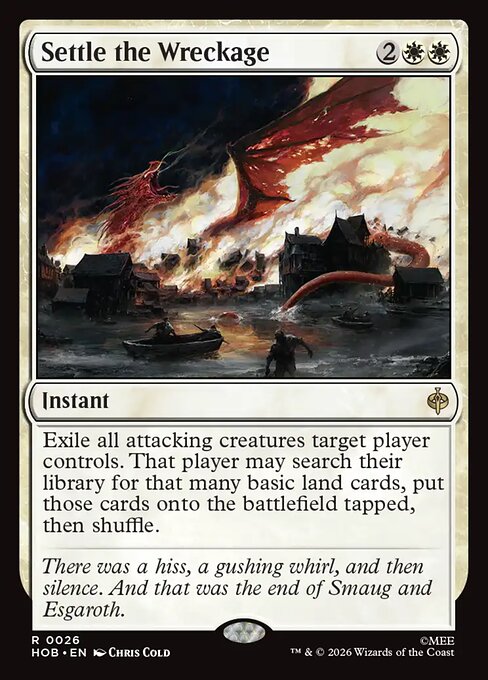 Settle the Wreckage - The Hobbit (HOB) #26 [Foil] [Foil]