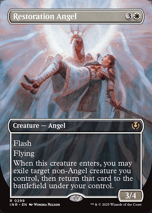 Restoration Angel - Innistrad Remastered (INR) #299 [Foil] [Foil]