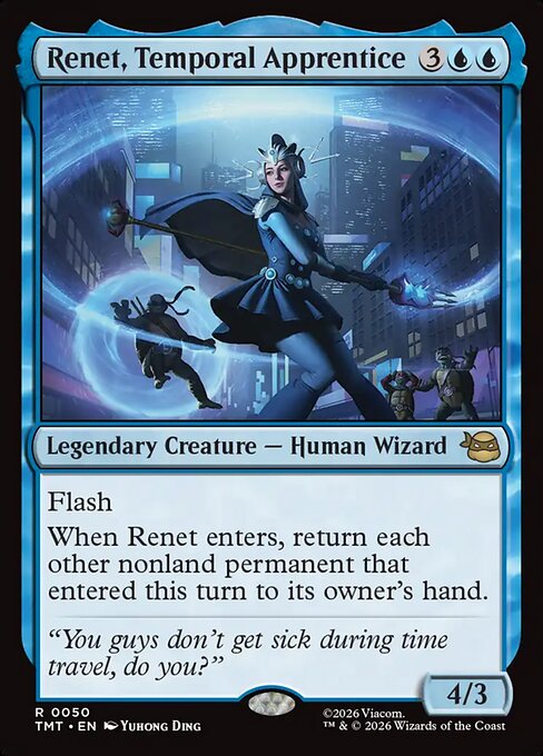 Renet, Temporal Apprentice - Teenage Mutant Ninja Turtles () #50 [Foil] [Foil]