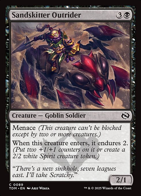 Sandskitter Outrider - Tarkir: Dragonstorm () #89 [Foil] [Foil]