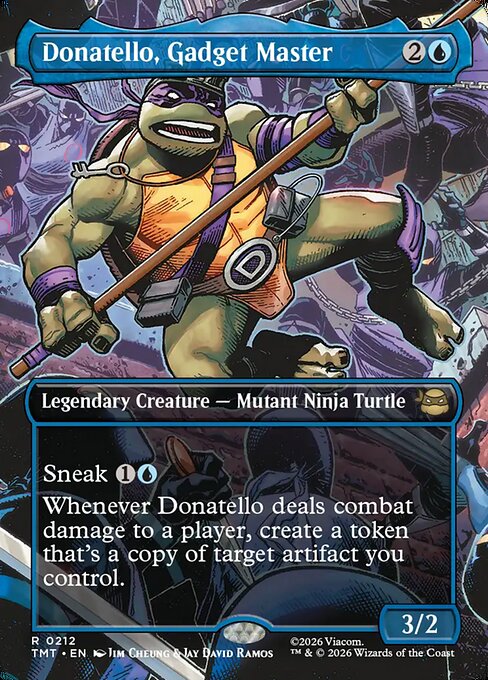Donatello, Gadget Master - Teenage Mutant Ninja Turtles () #212 [Foil] [Foil]