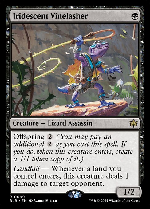 Iridescent Vinelasher - Bloomburrow Promos () #99p