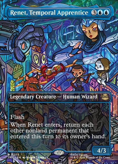 Renet, Temporal Apprentice - Teenage Mutant Ninja Turtles () #202 [Foil] [Foil]