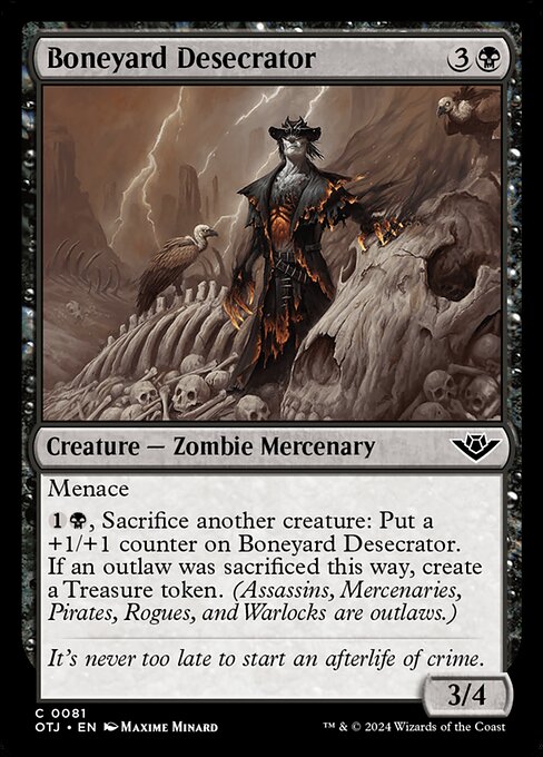 Boneyard Desecrator - Outlaws of Thunder Junction () #81
