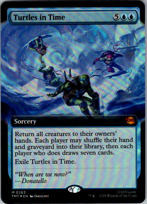 Turtles in Time [Foil] - Teenage Mutant Ninja Turtles (TMT) #263 [Foil]
