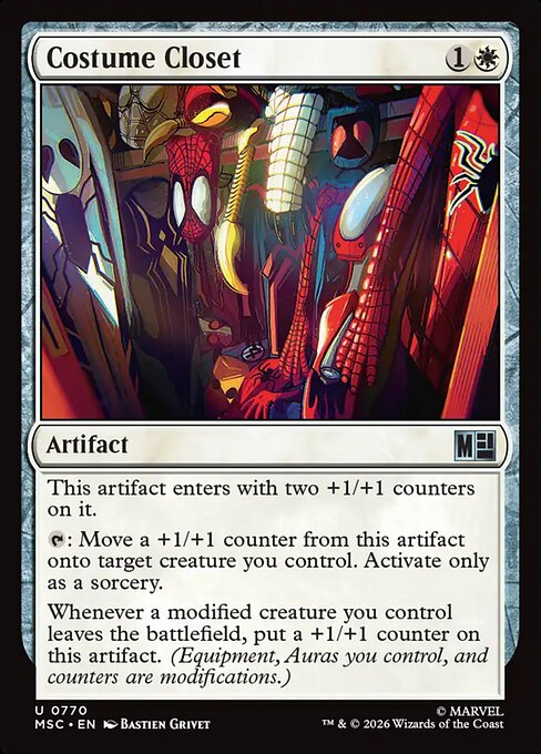 Costume Closet - Marvel Super Heroes Commander (MSC) #770 [Foil] [Foil]