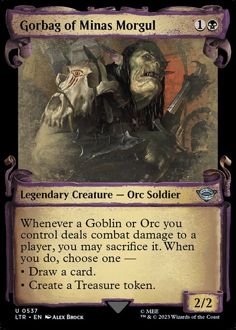 Gorbag of Minas Morgul - The Lord of the Rings: Tales of Middle-earth (ltr) #537 [Foil] [Foil]
