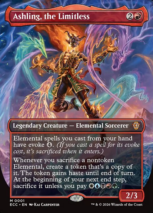 Ashling, the Limitless - Lorwyn Eclipsed Commander (ECC) #1