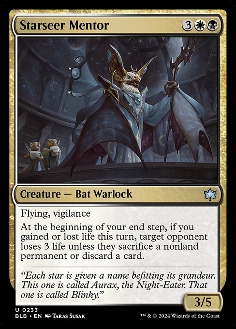 Starseer Mentor - Bloomburrow (BLB) #233 [Foil]