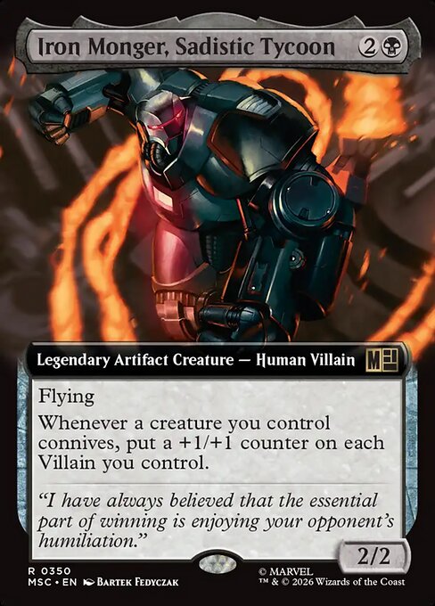 Iron Monger, Sadistic Tycoon - Marvel Super Heroes Commander () #350