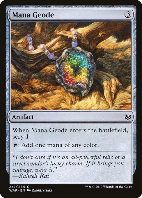 Mana Geode - War of the Spark (WAR) #241