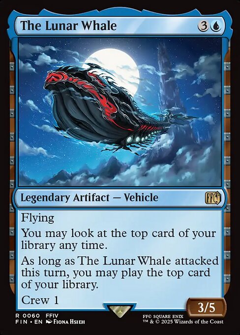 The Lunar Whale - Final Fantasy (FIN) #60 [Foil] [Foil]