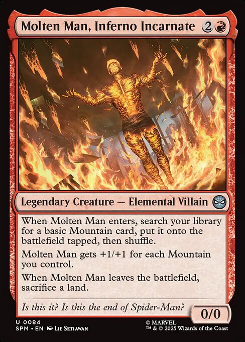 Molten Man, Inferno Incarnate - Marvel's Spider-Man () #84