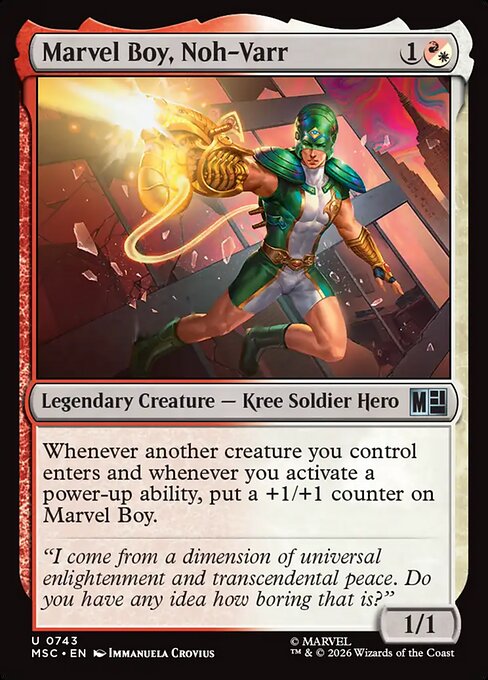 Marvel Boy, Noh-Varr - Marvel Super Heroes Commander () #743