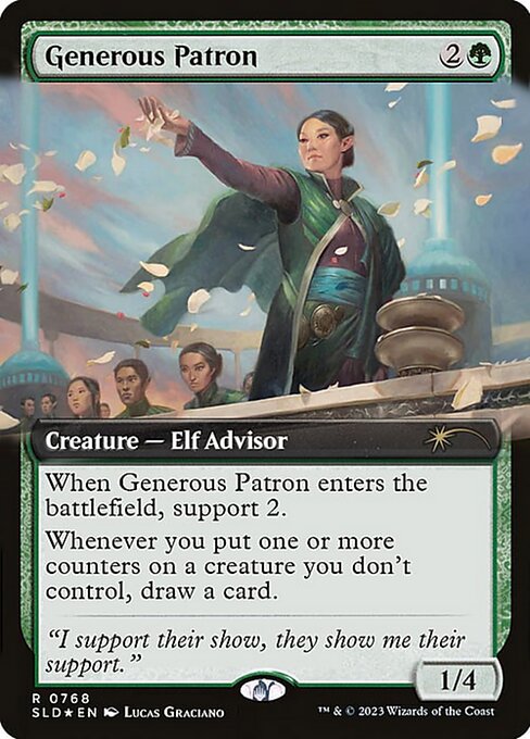 Generous Patron - Secret Lair Drop () #768 [Foil] [Foil]