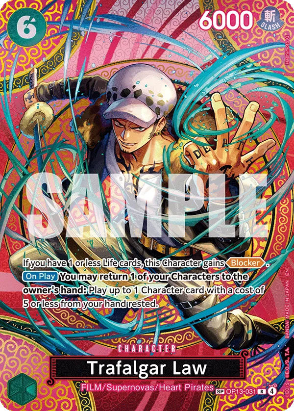 Trafalgar Law - ADVENTURE ON KAMI'S ISLAND- [OP15-EB04] (OP13-031_p1) #031_p1 [Alt Art]