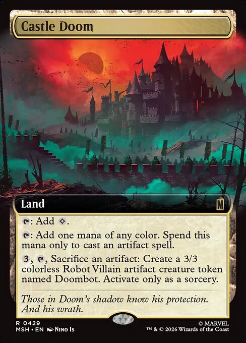 Castle Doom - Marvel Super Heroes () #429 [Foil] [Foil]