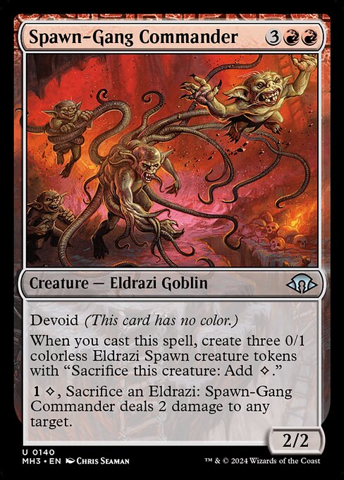 Spawn-Gang Commander - Modern Horizons 3 (mh3) #140 [Foil] [Foil]