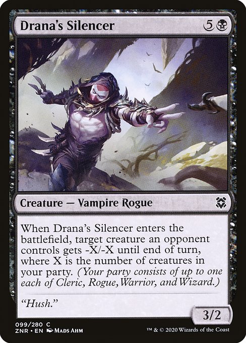 Drana's Silencer - Zendikar Rising () #99