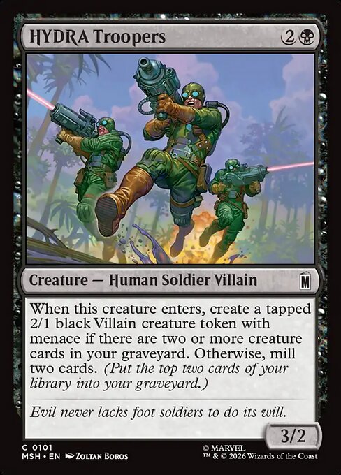 HYDRA Troopers - Marvel Super Heroes () #101 [Foil] [Foil]