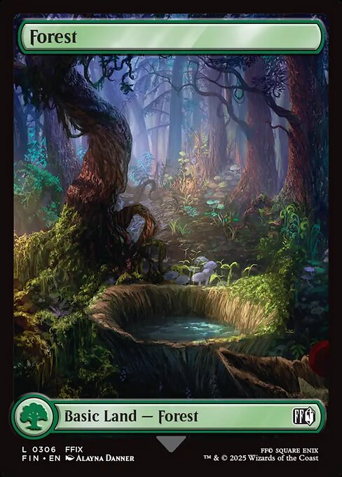 Forest - Final Fantasy (FIN) #306 [Foil] [Foil]