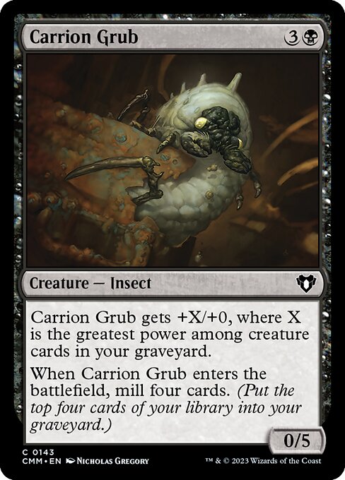 Carrion Grub - Commander Masters () #143