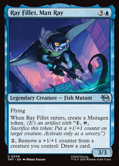 Ray Fillet, Man Ray - Teenage Mutant Ninja Turtles () #49 [Foil] [Foil]
