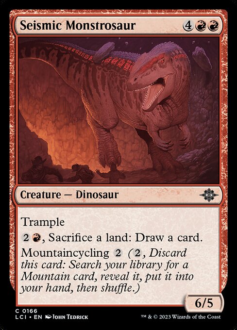 Seismic Monstrosaur - The Lost Caverns of Ixalan (lci) #166