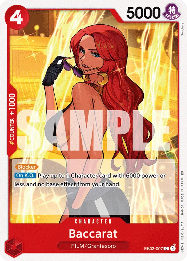 Baccarat - ONE PIECE HEROINES EDITION- [EB-03] / Memorial Collection [EB-01] (EB03-007) #007