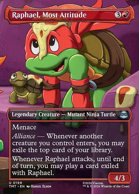 Raphael, Most Attitude - Teenage Mutant Ninja Turtles () #199
