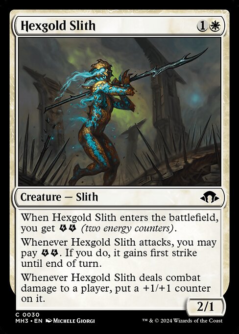Hexgold Slith - Modern Horizons 3 (mh3) #30