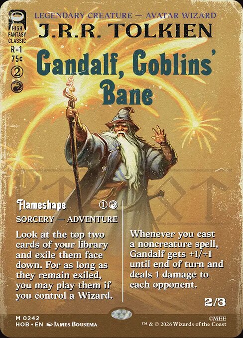 Gandalf, Goblins' Bane // Flameshape - The Hobbit (HOB) #242