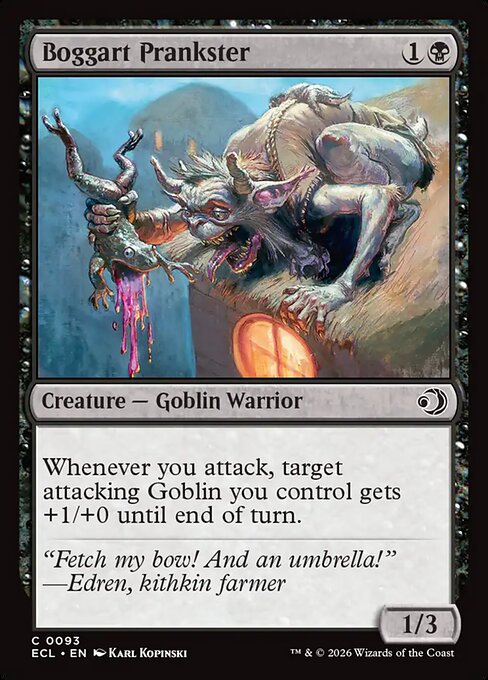 Boggart Prankster - Lorwyn Eclipsed () #93 [Foil] [Foil]
