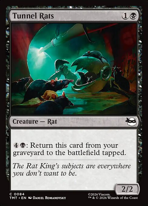 Tunnel Rats - Teenage Mutant Ninja Turtles (TMT) #84 [Foil] [Foil]