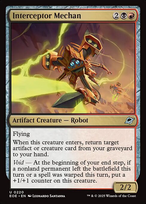 Interceptor Mechan - Edge of Eternities (eoe) #220