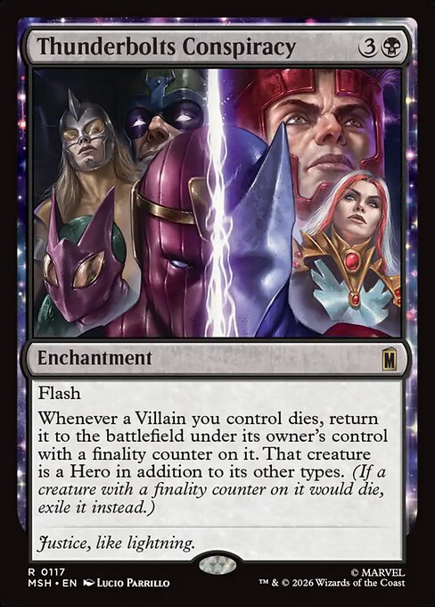 Thunderbolts Conspiracy - Marvel Super Heroes () #117 [Foil] [Foil]