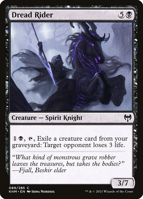 Dread Rider - Kaldheim (KHM) #89 [Foil] [Foil]