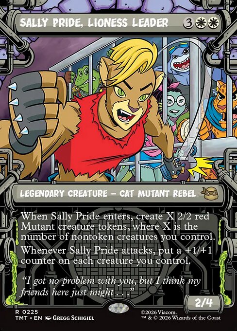 Sally Pride, Lioness Leader - Teenage Mutant Ninja Turtles () #225