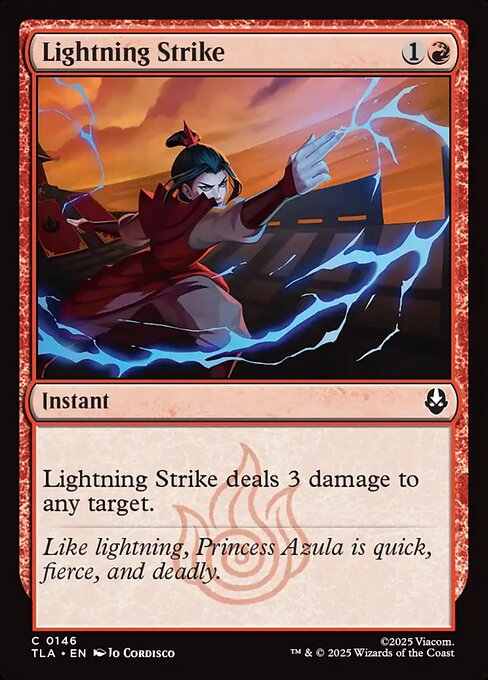 Lightning Strike - Avatar: The Last Airbender () #146 [Foil] [Foil]