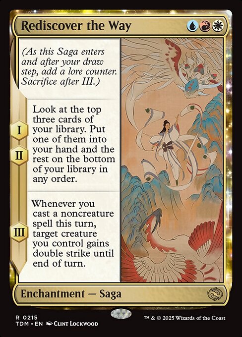 Rediscover the Way - Tarkir: Dragonstorm (TDM) #215 [Foil]