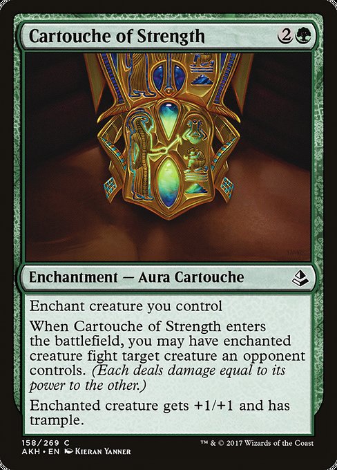 Cartouche of Strength - Amonkhet (AKH) #158