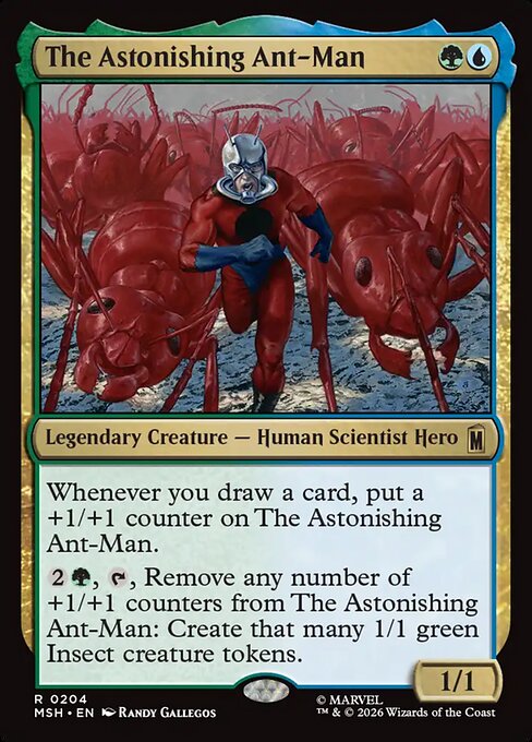 The Astonishing Ant-Man - Marvel Super Heroes () #204 [Foil] [Foil]