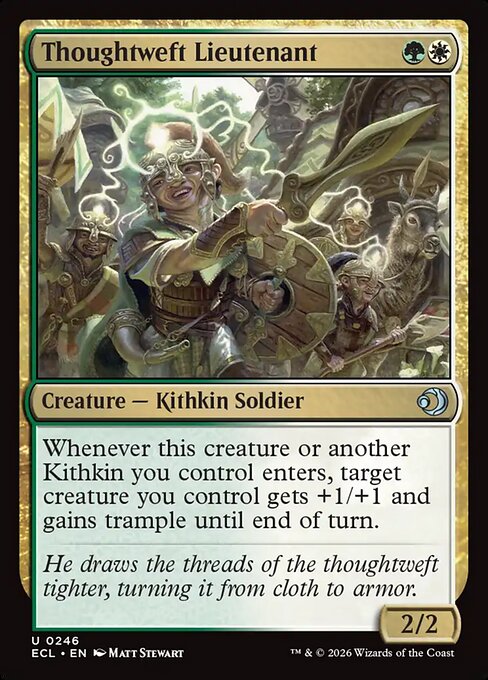 Thoughtweft Lieutenant - Lorwyn Eclipsed (ecl) #246