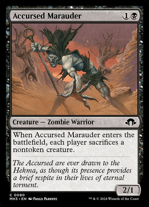 Accursed Marauder - Modern Horizons 3 (MH3) #80