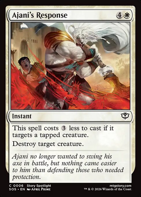 Ajani's Response - Secrets of Strixhaven () #6 [Foil] [Foil]