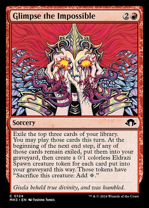 Glimpse the Impossible - Modern Horizons 3 (mh3) #124 [Foil] [Foil]