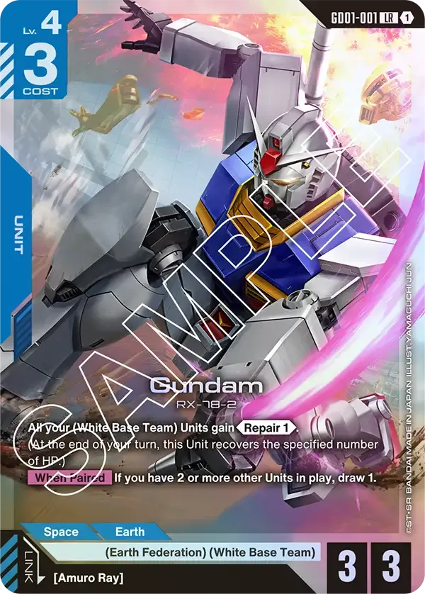 Gundam (GD01-001) - Newtype Rising [GD01] (GD01-001) #001