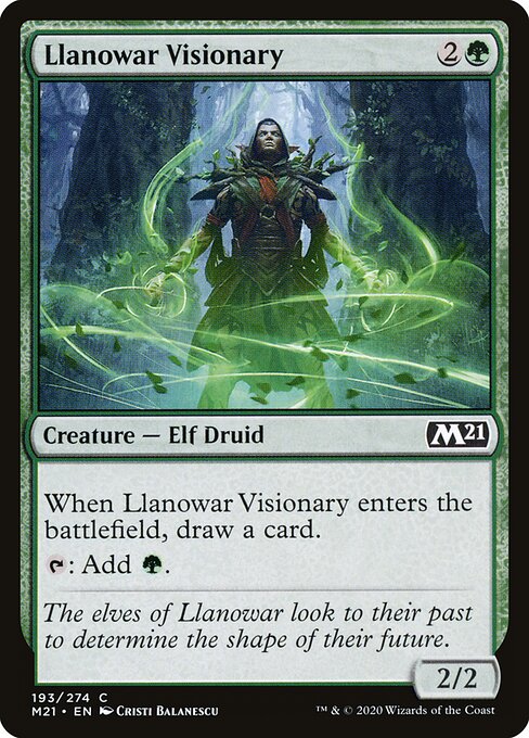 Llanowar Visionary - Core Set 2021 (M21) #193