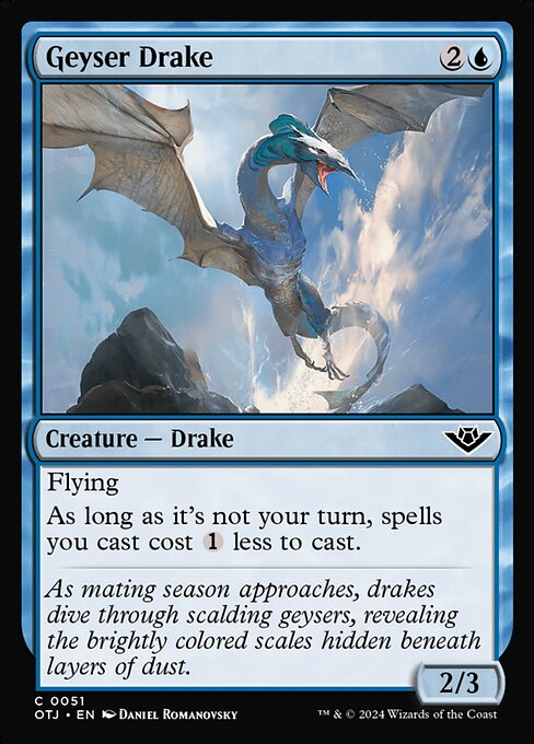 Geyser Drake - Outlaws of Thunder Junction () #51
